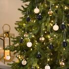  1 57 Inches Small Christmas Tree Decorations Ornament Set For Black White Gold