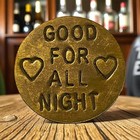 Old West The Chicken Ranch Saloon Brothel La Grange  Texas Token Solid Brass