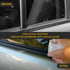 Window Weatherstrip Compatible With Honda Civic Hatchback 2016-2019 Replaces  72