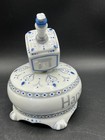 Happy Chanukah Spinning Dreidel Porcelain Music Box Vgc Works Great See Video 