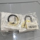 Cozeasy Metal Hair Ties Gold   Black Ponytail Cuffs W  Elastic Bands 4pcs
