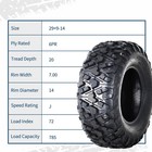    2pc Atv Tires 29x9-14 29x9x14 Utv All Terrain Tire 6pr Tubeless Trail Tire At29