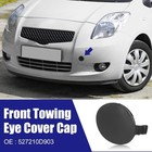 Black Front Right Bumper Tow Hook Towing Eye Cover Cap Replacement No 527210d
