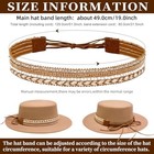 Cowboy Hat Bands For Men And Women hatbands Belt For Style F