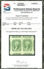 Usa Confederate States  13 Mint Superb Never Hinged Gem Pair Grade 100j