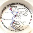 Vintage 1980 Rosenthal Studio Line Germany Spitzbergen North Cape Cruise Coaster