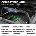 Adjustable Bed Rack 20-23in High With Led Lights For Tacoma Tundra Silverado