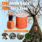Arborist Throw Line Kit 12oz Weight 196ft Paracord For Tree Climbing