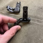 M  gpul  Pro Flip Up Back Up Sight Front   Rear Offset Steel  Lightly Use