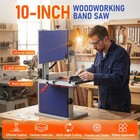 10-inch Bandsaw For Woodworking Dual-speed Bandsaw 0 78hp 5 3-amp Motor 110v Us