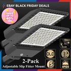 2 Pack 300w Led Parking Lot Light 100-277v Commercial Led Area Security Lighting