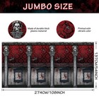 3pcs Halloween Haunted House Scene Setter Backdrop Decorations  54  108 Inch