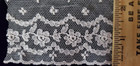 Vintage antique Ecru  Fine English Embroidery Net Cotton Leaver Lace 4-1 3 Yards