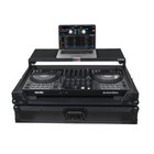 Pro X Pioneer Ddj-flx10  Ddj-grv6 With Sliding Laptop Shelf Case Blk No Wheels