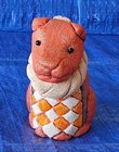 Japanese Kimekomi Ox Cow  ushi  Zodiac Fabric Doll 