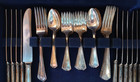 Service 12 Rogers International Silverplate Flatware - General Putnam Circa 1917
