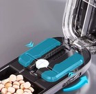 4 In 1 Pill Cutter Splitter Crusher Storage Box Portable Medicine Organizer