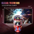 Trqwh Solar Auto Darkening Welding Hood  True Color 1 1 1 2 Clarity W Grind Mode