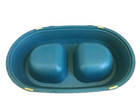 Nos-pet Food Water  Dog Cat Dish Double Bowl Feeder-free Shipping
