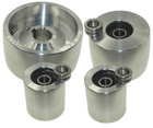 Belt Grinder Wheel Set Knife Grinder 4  Drive-24 Mm Shaft  3  Tracking  2  Idler