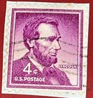 Lot Of 174 Lincoln 4 Cent Stamps  c