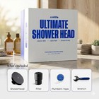 Coldlife Ultimate Shower Head Filtered Rainfall Sprayer Soft Hair Clear Skin Chr