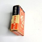 Vintage 1930 s Mickey Mouse Miniature Playing Cards Box Walt Disney Red   White