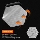 Original 24 Pcs Bathtub Stickers Non-slip  Hexagon Safety Shower Treads Adhesive