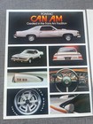 Pontiac Can Am Lemans 1977 - Dealer Sales Handout Brochure- Set Of 2