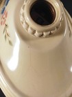 Vintage 1940 s Porcelier 2-light Floral Ceiling Fixture--flaws But Looks Great