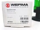 New Werma 62960001 Tower Light 120vac Amber Green Red 4pdn3 - Missing Gasket