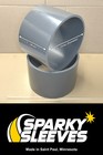 Pvc Drift Trike Sleeves 10  Diameter 7  Wide 3 8  Thick With Square 90   Edges