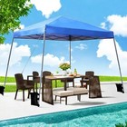 12  X 12  Easy Pop Up Canopy Gazebo Outdoor Wedding Party Tent Adjustable Height