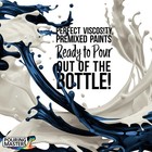 Pouring Masters Dark Sapphire Blue Metallic Pearl 8oz Water-based Acrylic Paint