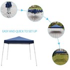 10 X 10 Ft Ez Pop-up Bbq Party Tent Beach Canopy Folding Gazebo W  Carry Bag