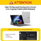 Shockproof Case For Microsoft Surface Pro 12 Inch 1st Edition 2025 Folio Cover