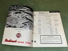 Orignal Blackhawk Tools Sales Catalog Brochure W-203 With Price List