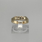Gold Plated Nickname    baby    Signet Ring - Size 6 5