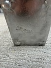 Don Drumm Signed Cast Aluminum Shabbat Candelabra Candle Holder Vintage Judaica