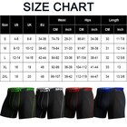 4-10 Pack Men Comfy Underwear Breathable Boxer Briefs Soft Sports Boxers Shorts