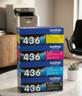 Brother Tn436 Super High Yield 4-pack Cmyk Genuine Oem Mfc-l8900cdw Hl-l8360cdw