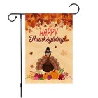 Vibrant Thanksgiving Turkey Garden Flag 12x18 Inches - Perfect For Fall Decor