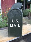 Vintage Us Mail Cast-iron Postal Box - Bridgeport Casting Co  1948