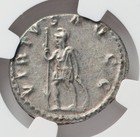 Empire Gallienus   Soldier W Spear Rare Ngc Choice Xf Ancient Roman Coin D613