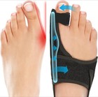 2pcs Big Toe Bunion Corrector Splint Straightener Foot Pain Relief Hallux Valgus
