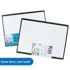 Magnetic Dry Erase Board Black 17 X 23 Inches Reusable Whiteboard With Marker