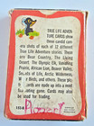 Vintage 1950s Walt Disney Russell Games True-life Adventure Cards Complete