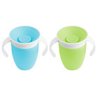 New Munchkin Miracle 360 Trainer Cup   Green blue   7 Oz  2 Count W  30  Tariff
