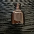 Antique Vintage Small Brown Amber Glass Medicine Bottle Apothecary