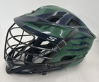 Cascade Adult Lacrosse Helmet Osfm Green Navy Blue Face Mask Adjustable Fit